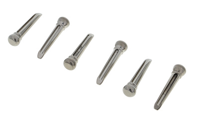 Daddario PS13 Bridge Pin Set Titanium tiltiņu tapiņu komplekts
