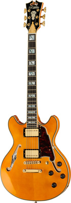 DAngelico Excel Mini DC Vintage Natural pusiau akustinė gitara