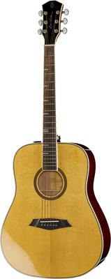 B-Stock, Sire A4-D NT; Dreadnought Western Gitarre mit Tonabnehmer; Boden & Zargen: Mahagoni; Decke: Geröstete Fichte massiv; Hals: Mahagoni;