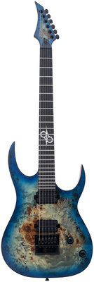 B-Stock, Solar S1.6BLB; ST-Style E-Gitarre; Evertune Constant-Tension Bridge, ein vollmechanisches System, das die Gitarre in Stimmung hält;