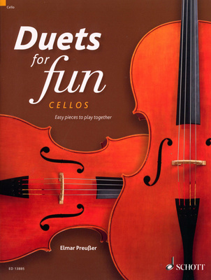 Schott Duets for Fun čella nošu grāmata