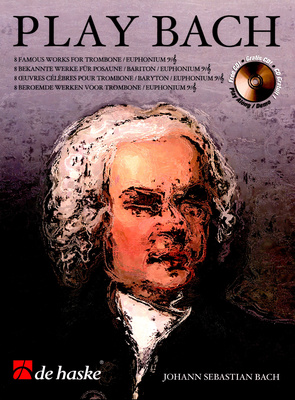 De Haske Play Bach Trombonas/Eufonija literatūra  