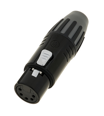 Seetronic SCMF5-BG 5-kontakčių XLR jungtis (juoda)