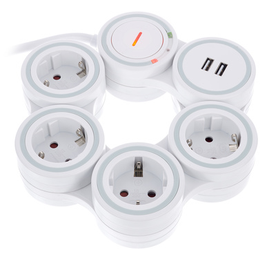 Ritter Power Strip Supraflex USB grey