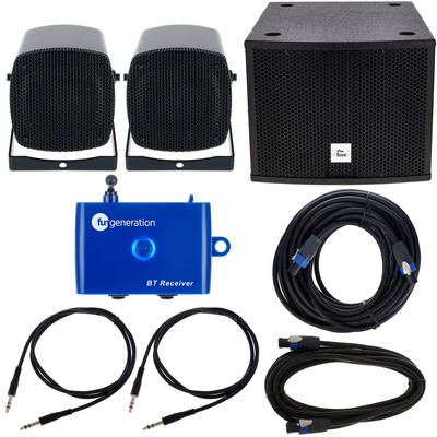 the box pro Lounge Bluetooth Bundle S BK belaidžio garso sistema
