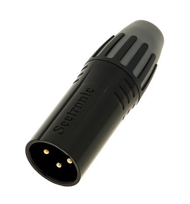 Seetronic SCMM3-BG 3pin XLR jungtis (juoda)