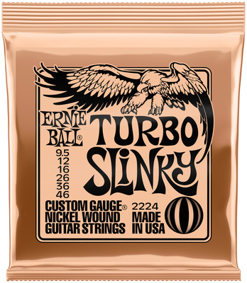 Ernie Ball 2224 Turbo Slinky elektrinės gitaros stygos