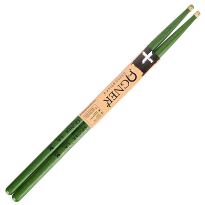 Agner Fusion Green Sticks būgnų lazdelės