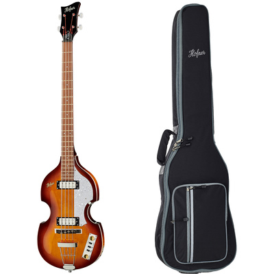 Höfner Ignition SE pusiau akustinė bosinė gitara paketas