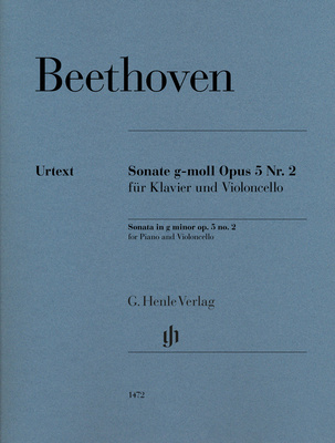 Henle Verlag Beethoven Sonate g-moll Cello