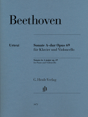Henle Verlag Beethoven Sonate A-Dur violončelės natos
