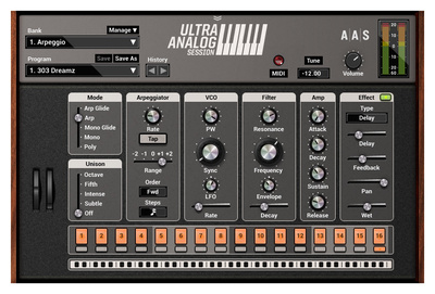 Applied Acoustics Systems Ultra Analog Session virtualus instrumentas