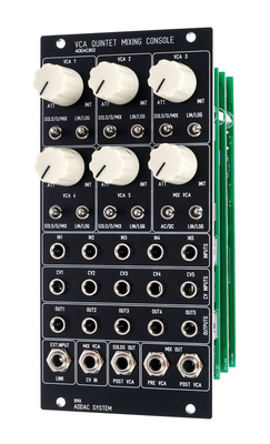ADDAC 802 VCA Quintet Mixing Console modulinis sintezatoriaus modulis