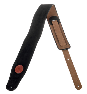Levys Piped Suede Strap 2,5" BK odinis diržas  