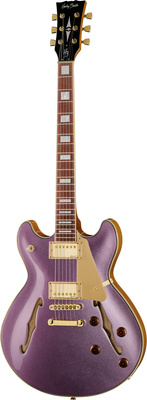 Harley Benton HB-35Plus Metallic Plum pusiau akustinė gitara