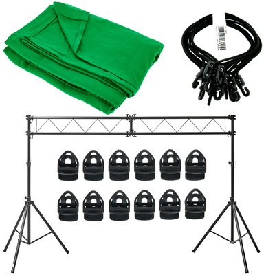 Stairville Greenbox Background Bundle aizkaru komplekts