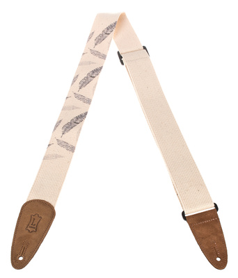 Levys Cotton Print Strap 2" Feathers gitaros diržas