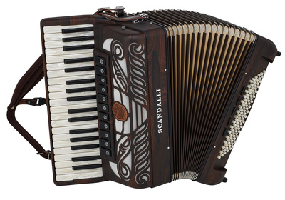 Scandalli Tierra 96/37 Ziricote pianinis akordeonas