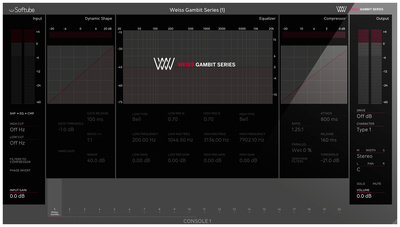 Softube Weiss Gambit Series garso ir efektų priedas  