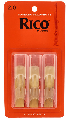 DAddario Woodwinds Rico Soprano 2.0 liežuvėliai - 3 vnt.  