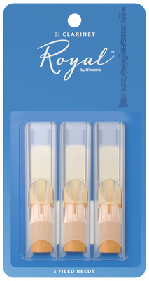 DAddario Woodwinds Royal Bb-Clarinet 1.5 3-Pack klarneto liežuvėliai  