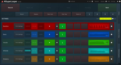 MeldaProduction MSuperLooper virtualus instrumentas