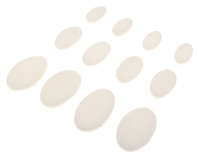 SkyGel Gel Damper Pads white 12 Pack būgnų slopintuvai