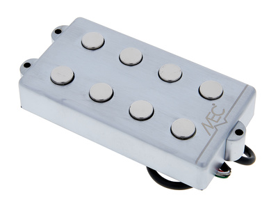 MEC MM-Style MC-4 Brushed Chrome bosinės gitaros garso nuėmėjas  