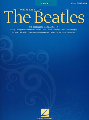 Hal Leonard Best Of The Beatles violončelės dainų knyga