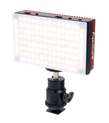 B-Stock, Aputure AL-MX; kompaktes Bi-Color Kopflicht; 5-stufige Einstellung von Temperatur und Helligkeit; Farbtemperatur von 2800 K bis 6500 K;