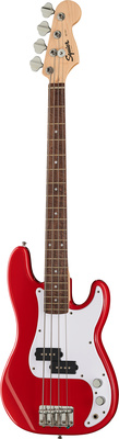 Squier Mini P Bass Dakota Red trumpos skalės bosinė gitara