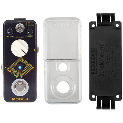Mooer EchoVerb Bundle PS K1 RB uždelsimo/aido pedalas