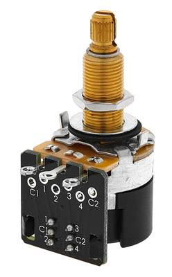 Mojotone CTS 500K Long Split P/P VT potenciometras