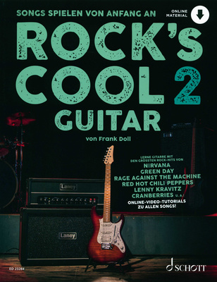 Schott Rock's Cool Guitar 2 elektrinės gitaros mokymo vadovas