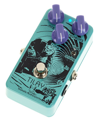 B-Stock, Tsakalis AudioWorks TI.LAY. Delay; Effektpedal für E-Gitarre & Bass; bis zu 650 ms Verzögerungszeit; umschaltbares Tape & Analog Style Delay;