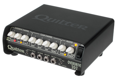 Quilter Overdrive 202 elektrinės gitaros tranzistorinis stiprintuvas galva