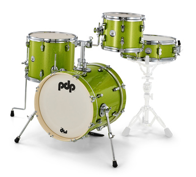 DW PDP New Yorker Shell Set Green būgnų korpusų komplektas