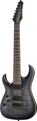 Harley Benton Amarok 7 LH BKNT Flame elektrinė kairiarankė gitara