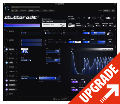 iZotope Stutter Edit 2 UG SE1 / CS1 programinės įrangos atnaujinimas