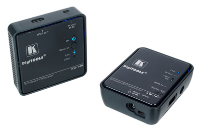B-Stock, Kramer KW-14; kabelloses HD HDMI Übertragungssystem; Set bestehend KW-14R Empfänger und KW14T Sender; Max. Datenrate: 6,75 GBit/s; Deep Color