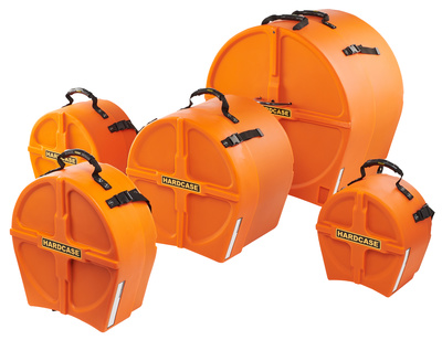 Hardcase HFUSION2 F.Lined Set Orange mušamųjų instrumentų dėklas