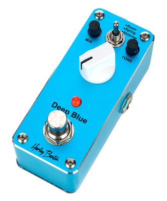 Harley Benton MiniStomp Deep Blue reverb pedalas