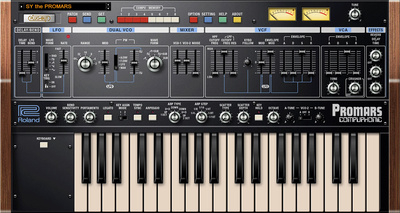 Roland Cloud Promars virtualus instrumentas
