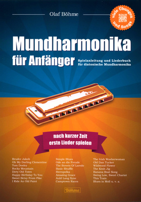 Olaf Böhme Mundharmonika für Anfänger diatoninė armonikėlių mokykla