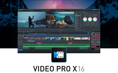 Magix Video Pro X 16 vaizdo redagavimo programinė įranga
