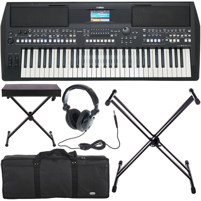 Yamaha PSR-SX600 Deluxe Bundle namų klavišinis instrumentas