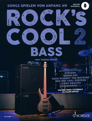 Schott Rock's Cool Bass 2 bosinės gitaros mokomoji literatūra