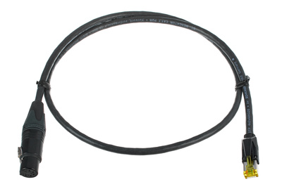 Sommer Cable CAT7 XLRf Adapteris 1m juodas
