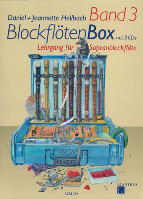 Acanthus Music BlockflötenBox 3 fleitų mokykla
