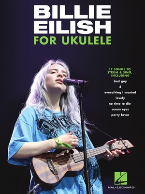 Hal Leonard Billie Eilish For Ukulele ukulelės natų knyga